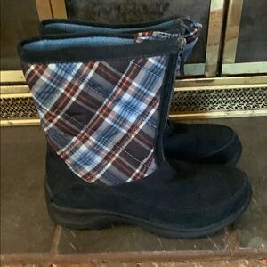 Plaid Winter Boots